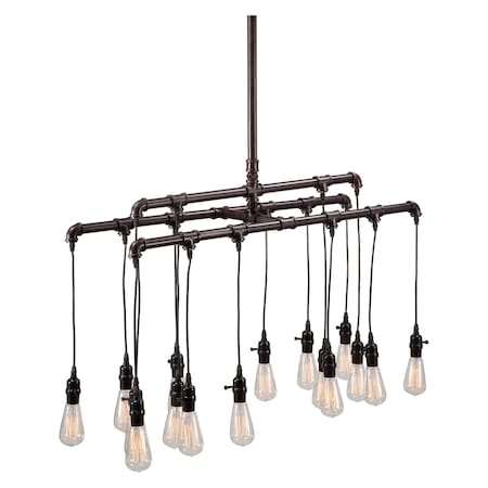 Maldonite Ceiling Lamp Steel RTM259030